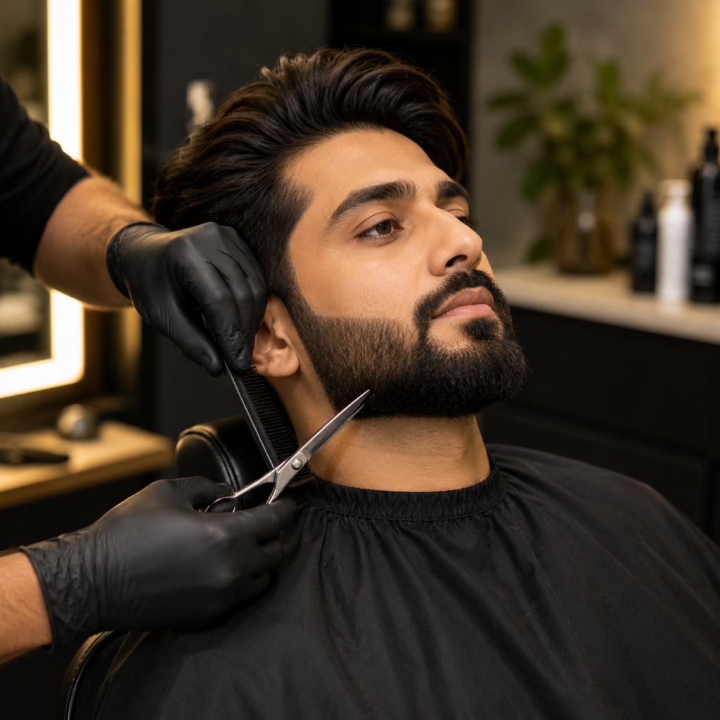 beard styling